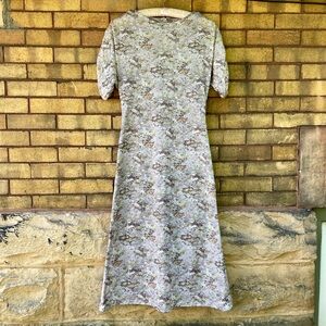 Vintage ‘70s Floral Midi Dress